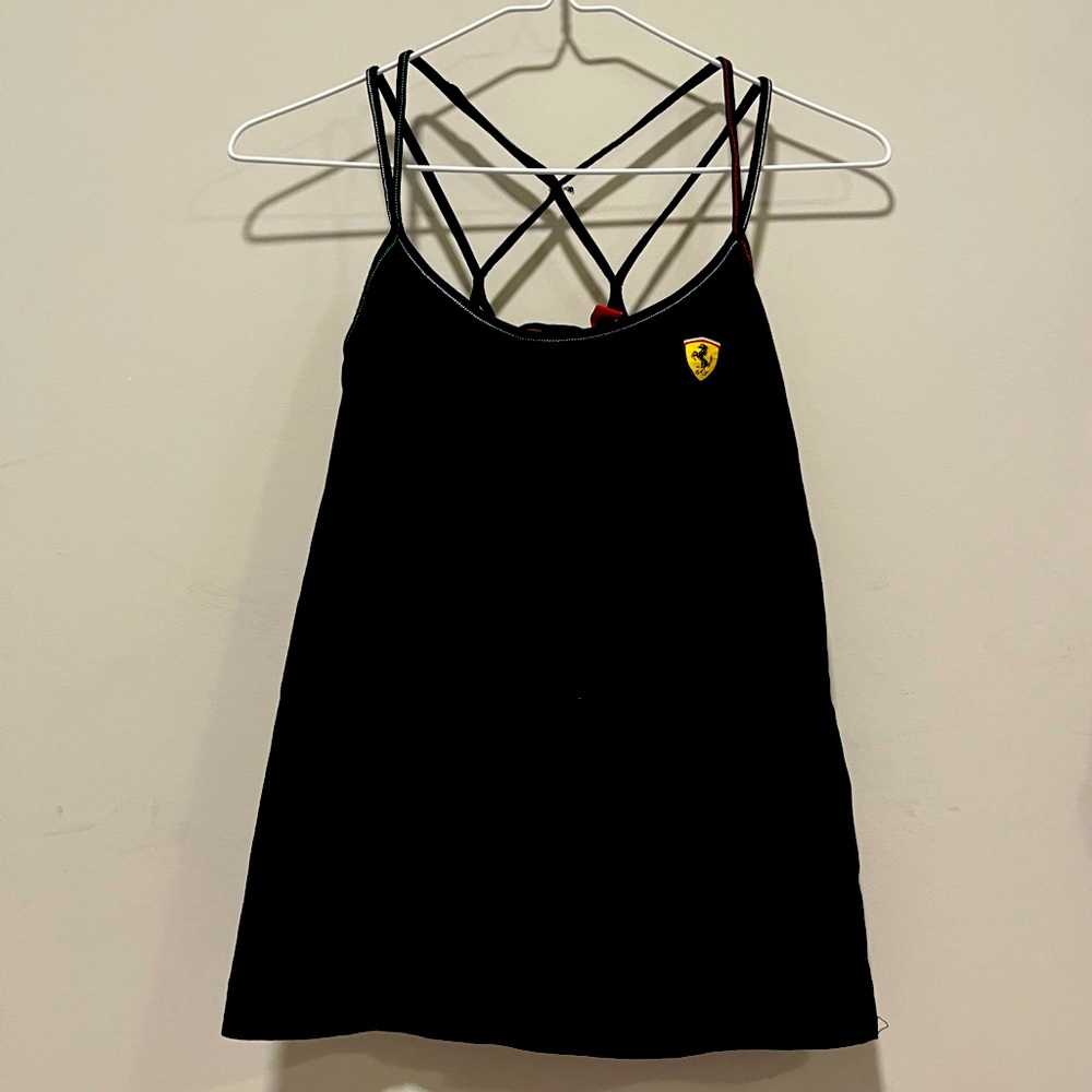 Ferrari tank top (bought in Monte Carlo)